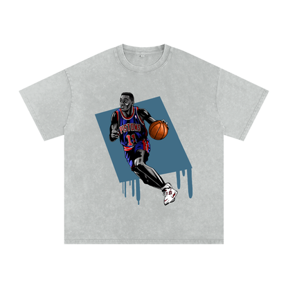 "Isiah Thomas" Oversized Vintage Tee